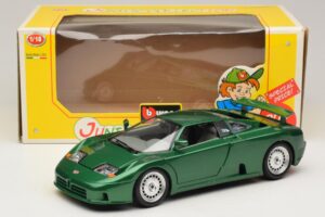 Bugatti EB110 Зелен Металик Bburago 1:18 3003 Метал — снимка 8 от 8