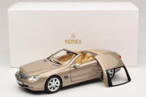 Mercedes SL500 R230 Travertine Beige Norev 1:18 183843 Метал — снимка 9 от 9