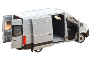 Mercedes Sprinter Сив Norev 1:18 183042 Метал — снимка 2 от 6