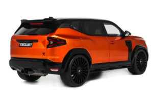 Dacia Duster Mk3 Redust Sport 4x2 Hybrid Metallic Orange Otto 1:18 OT1316 Смола — снимка 2 от 4