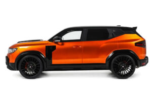 Dacia Duster Mk3 Redust Sport 4x2 Hybrid Metallic Orange Otto 1:18 OT1316 Смола — снимка 3 от 4