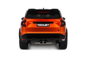 Dacia Duster Mk3 Redust Sport 4x2 Hybrid Metallic Orange Otto 1:18 OT1316 Смола — снимка 4 от 4