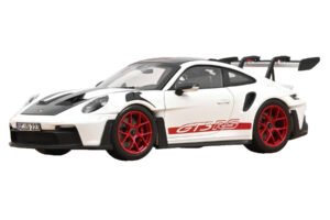 Porsche 911 992 GT3 RS Weissach Package Бял Pyro Red Norev 1:18 Porsche 911 992 GT3 RS Weissach Package Бял Pyro Red Norev 1:18 187373 Метал