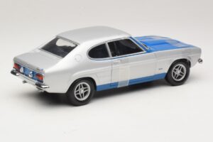 Ford Capri RS2600 Mk1 Silver Blue Minichamps 1:18 150089072 Метал — снимка 2 от 6