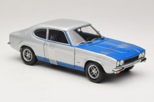 Ford Capri RS2600 Mk1 Silver Blue Minichamps 1:18 150089072 Метал — снимка 4 от 6