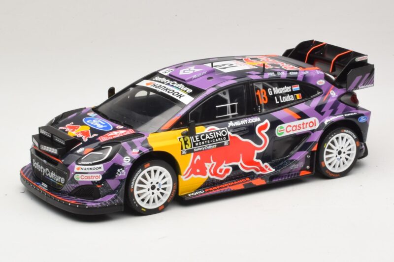 Ford Puma Rally1 #13 G. Munster / L. Louka Rally Monte Carlo 2025 IXO 1:18 18RMC231B Метал