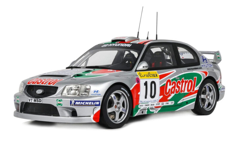 Hyundai Accent WRC #10 A. McRae / D. Senior Rally Monte Carlo 2001 Otto 1:18 OT1265 Смола