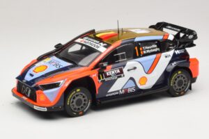 Hyundai i20 N Rally1 #1 T. Neuville / M. Wydaeghe Safari Rally Kenya 2025 IXO 1:18 18RMC247B Метал