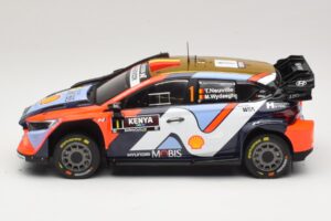 Hyundai i20 N Rally1 #1 T. Neuville / M. Wydaeghe Safari Rally Kenya 2025 IXO 1:18 18RMC247B Метал — снимка 3 от 6