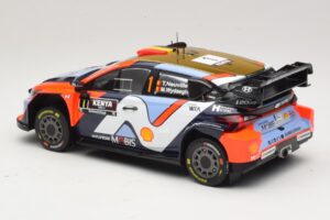 Hyundai i20 N Rally1 #1 T. Neuville / M. Wydaeghe Safari Rally Kenya 2025 IXO 1:18 18RMC247B Метал — снимка 5 от 6