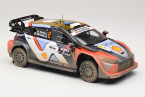 Hyundai i20 N Rally1 #8 O. Tanak / M. Jarveoja Safari Rally Kenya 2025 IXO 1:18 18RMC247A Метал — снимка 4 от 6
