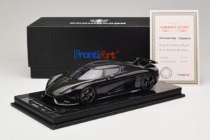 Koenigsegg Regera Черен Карбонов Пакет FrontiArt 1:18 F079-179 Смола — снимка 7 от 7