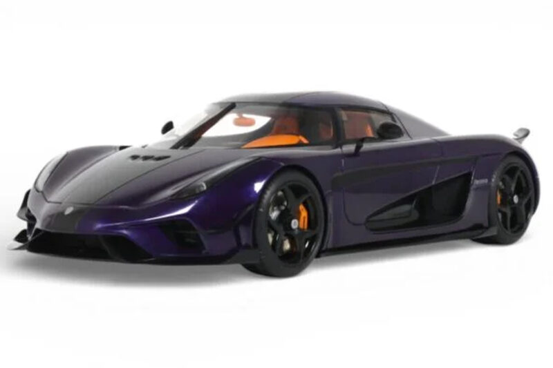 Koenigsegg Regera Лилав GT Spirit 1:18 Koenigsegg Regera Лилав GT Spirit 1:18 GT973 Смола
