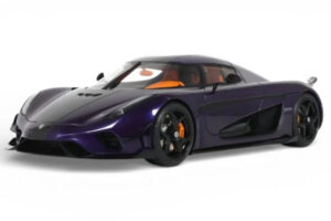 Koenigsegg Regera Лилав GT Spirit 1:18 GT973 Смола — снимка 2 от 2