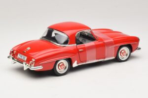Mercedes 190 SL W121 Купе Червен ERTL 1:18 7465 Метал — снимка 2 от 6