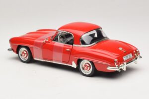 Mercedes 190 SL W121 Купе Червен ERTL 1:18 7465 Метал — снимка 5 от 6