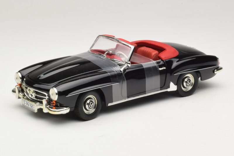 Mercedes 190 SL W121 Родстер Черен ERTL 1:18 7464 Метал
