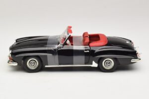 Mercedes 190 SL W121 Родстер Черен ERTL 1:18 7464 Метал — снимка 3 от 6