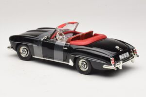 Mercedes 190 SL W121 Родстер Черен ERTL 1:18 7464 Метал — снимка 5 от 6