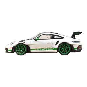 Porsche 911 992 GT3 RS Tribute to Carrera RS Бял Python Green Norev 1:12 127535 Метал — снимка 3 от 4