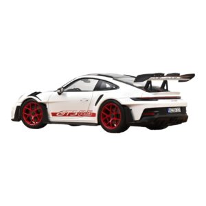Porsche 911 992 GT3 RS Weissach Package Бял Pyro Red Norev 1:18 187373 Метал — снимка 3 от 3