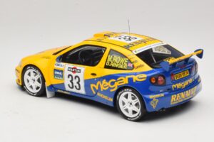 Renault Megane Maxi #33 P. Bugalski / J-P. Chiaroni Rally Sanremo 1998 Otto 1:18 OT1195 Смола — снимка 5 от 6