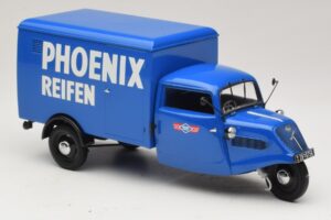 Tempo Hanseat Триколесен Ван Phoenix Blue Minichamps 1:18 180099040 Метал — снимка 4 от 6