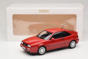 Volkswagen Corrado G60 Tornado Red Лимитирана Серия Norev 1:18 188661 Метал — снимка 8 от 8