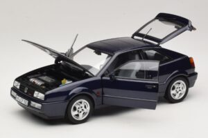 Volkswagen Corrado VR6 Aqua Blue Metallic Лимитирана Серия Norev 1:18 188660 Метал — снимка 2 от 8