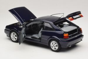 Volkswagen Corrado VR6 Aqua Blue Metallic Лимитирана Серия Norev 1:18 188660 Метал — снимка 5 от 8