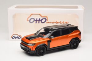 Dacia Duster Mk3 Redust Sport 4x2 Hybrid Metallic Orange Otto 1:18 OT1316 Смола — снимка 6 от 6