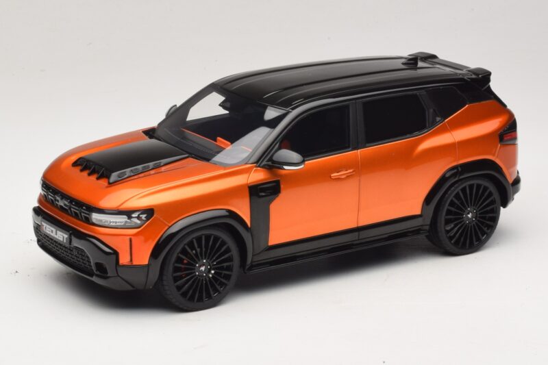 Dacia Duster Mk3 Redust Sport 4x2 Hybrid Metallic Orange Otto 1:18 OT1316 Смола