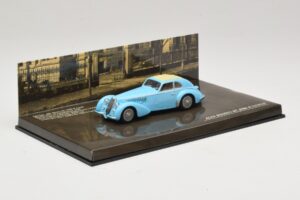 Alfa Romeo 8C 2900B Lungo Светлосин Minichamps 1:43 436120420 Метал — снимка 2 от 5