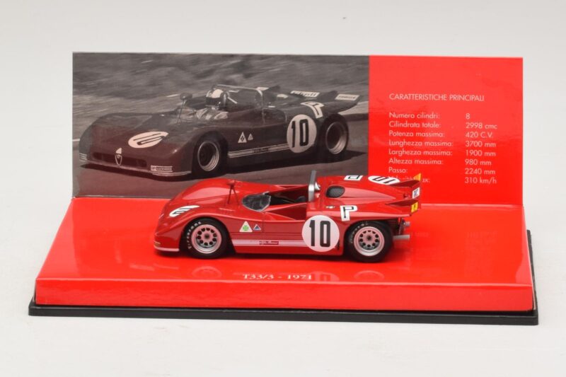 Alfa Romeo T33/3 #10 R. Stommelen / N. Galli ADAC 1000km Nurburgring 1971 Minichamps 1:43 436711210 Метал