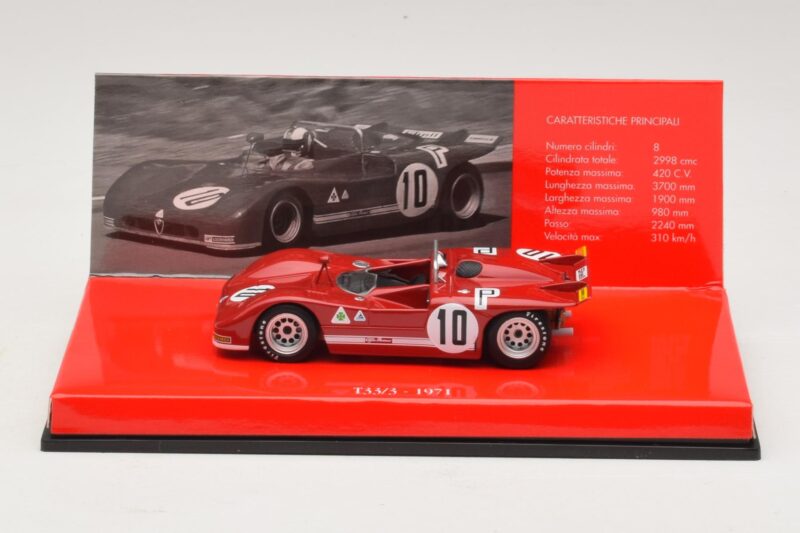 Alfa Romeo T33/3 #10 R. Stommelen / N. Galli ADAC 1000km Nurburgring 1971 Без Външна Кутия Minichamps 1:43 436711210-R1 Метал
