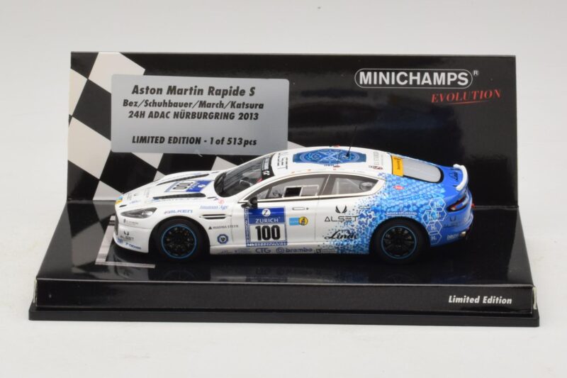 Aston Martin Rapide S #100 Bez / Schubauer 24 Hours of Nurburgring 2013 Minichamps 1:43 437131300 Метал
