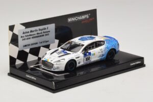 Aston Martin Rapide S #100 Bez / Schubauer 24 Hours of Nurburgring 2013 Minichamps 1:43 437131300 Метал — снимка 2 от 5