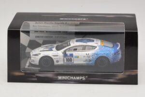 Aston Martin Rapide S #100 Bez / Schubauer 24 Hours of Nurburgring 2013 Minichamps 1:43 437131300 Метал — снимка 5 от 5