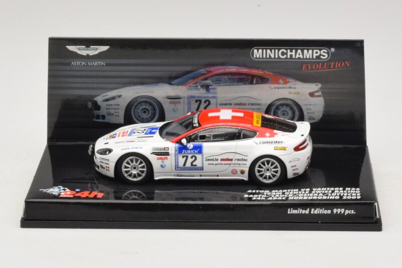 Aston Martin V8 Vantage #72 24 Hours of Nurburgring 2009 Minichamps 1:43 437091372 Метал