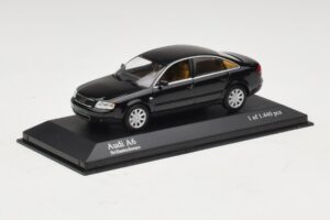 Audi A6 C5 Черен Minichamps 1:43 430010200 Метал — снимка 2 от 4