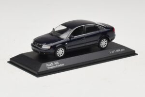 Audi A6 C5 Син Металик Minichamps 1:43 430010201 Метал — снимка 2 от 4