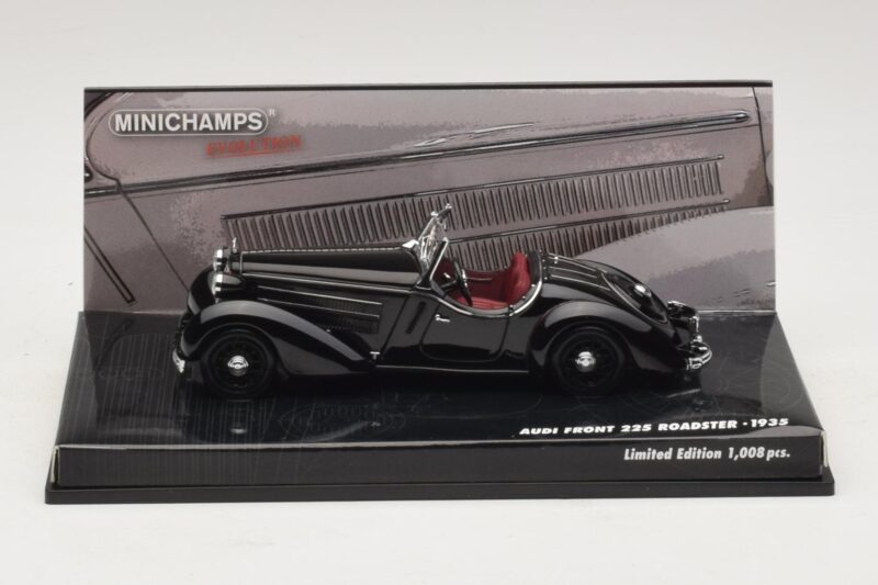 Audi Front 225 Roadster Черен Minichamps 1:43 Audi Front 225 Roadster Черен Minichamps 1:43 437019131 Метал