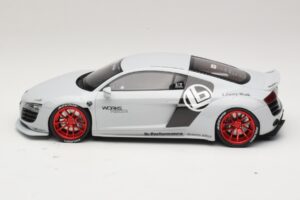 Audi R8 42 Liberty Walk Бял GT Spirit 1:18 GT325 Смола — снимка 3 от 6