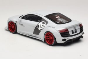Audi R8 42 Liberty Walk Бял GT Spirit 1:18 GT325 Смола — снимка 5 от 6