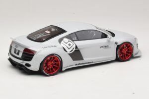 Audi R8 42 Liberty Walk Бял GT Spirit 1:18 GT325 Смола — снимка 2 от 6