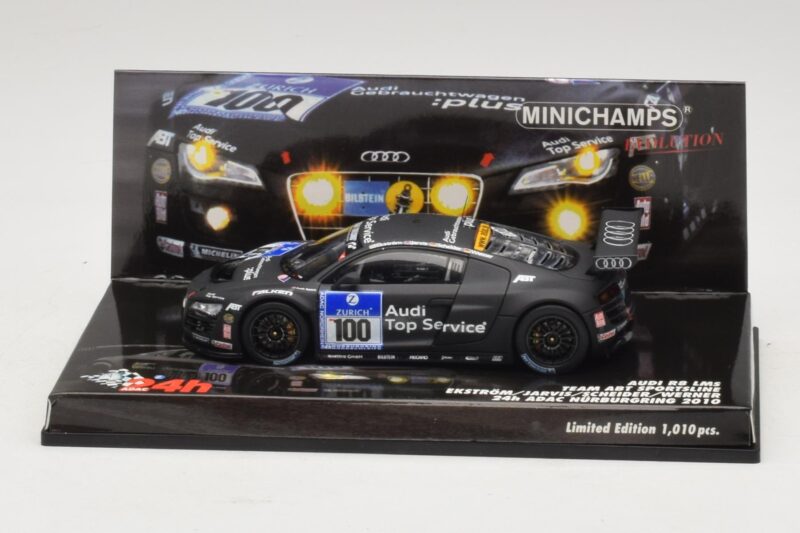 Audi R8 LMS GT3 #100 M. Ekstrom / O. Jarvis Abt Sportsline 24 Hours of Nurburgring 2010 Minichamps 1:43 Audi R8 LMS GT3 #100 M. Ekstrom / O. Jarvis Abt Sportsline 24 Hours of Nurburgring 2010 Minichamps 1:43 437101900 Метал