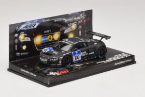 Audi R8 LMS GT3 #100 M. Ekstrom / O. Jarvis Abt Sportsline 24 Hours of Nurburgring 2010 Minichamps 1:43 437101900 Метал — снимка 2 от 5