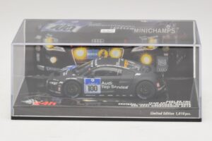 Audi R8 LMS GT3 #100 M. Ekstrom / O. Jarvis Abt Sportsline 24 Hours of Nurburgring 2010 Minichamps 1:43 437101900 Метал — снимка 4 от 5