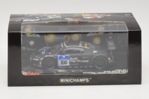 Audi R8 LMS GT3 #100 M. Ekstrom / O. Jarvis Abt Sportsline 24 Hours of Nurburgring 2010 Minichamps 1:43 437101900 Метал — снимка 5 от 5