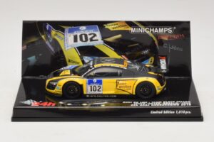 Audi R8 LMS GT3 #102 H-J. Stuck / H. Heyer Black Falcon 24 Hours of Nurburgring 2010 Minichamps 1:43 437101912 Метал